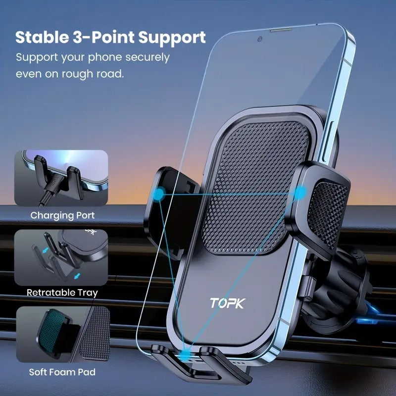 TOPK 360° Car Phone Holder